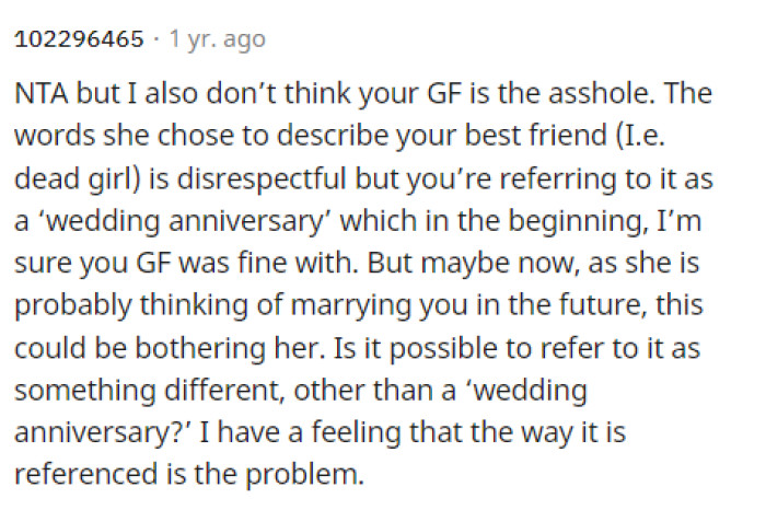 There may just be a bit of miscommunication about what's going on and what is expected of him now that they have been dating for a while.