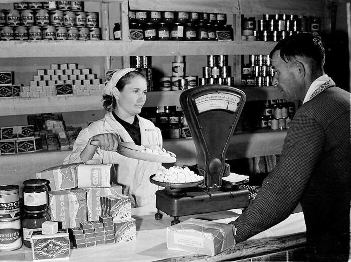 "Valentin Khukhlayev, A Grocery Store In Krasnodonsky Sovkhoz In Kazakhstan, 1959"
