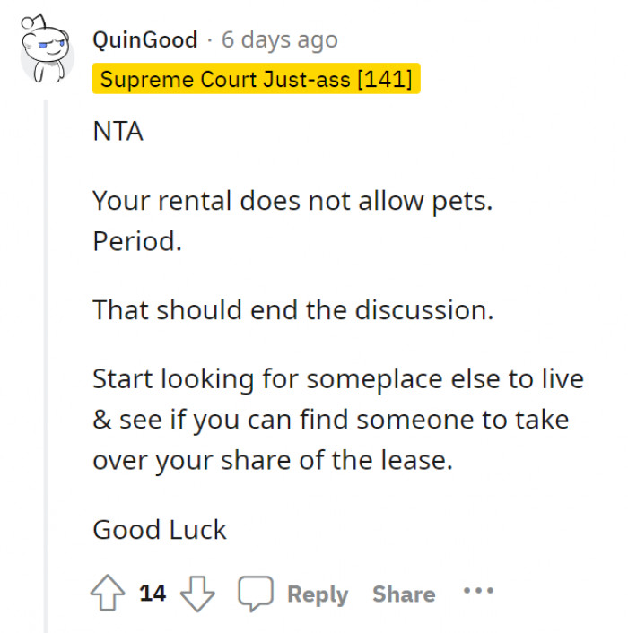 If she could only comprehend the lease…