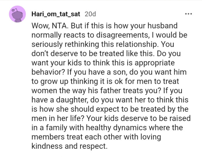 Kids deserve to be raised in a family with healthy dynamics