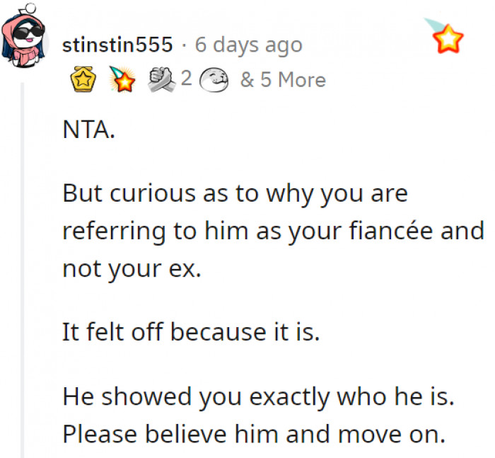 A lot of people have been cheering OP to