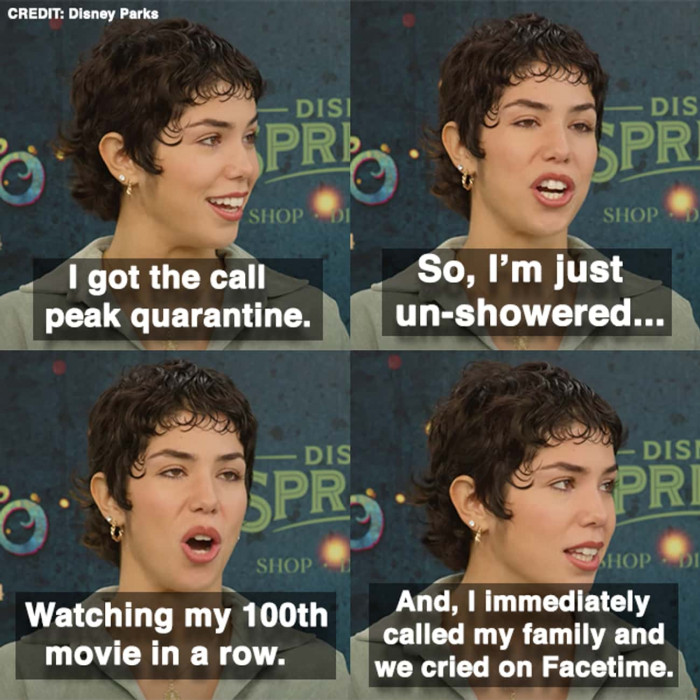 10. Jessica Darrow explaining the call she received about getting the part of Luisa is wholesome.