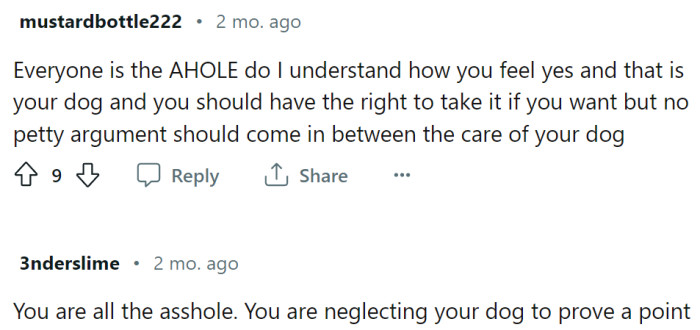 These Redditors believe that there are no innocents in this story.