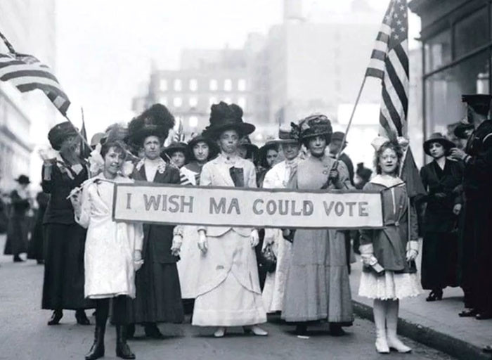 Women Marching For The Right To Vote, 1913