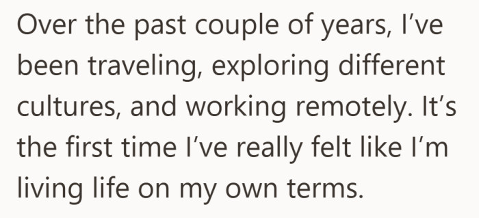 This is the version of life he worked years to reach. Walking away now would not be simple.