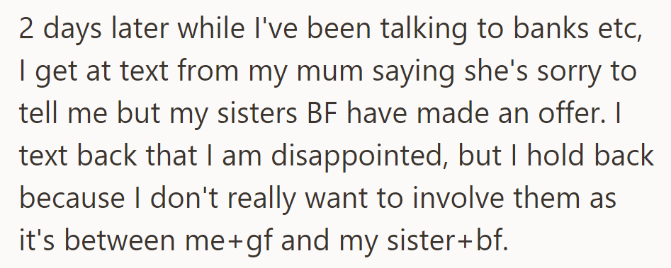 OP then receives news that they have made an offer.