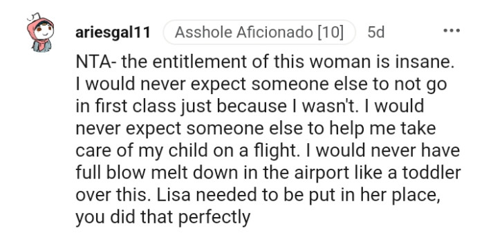 She needs to be put in her place