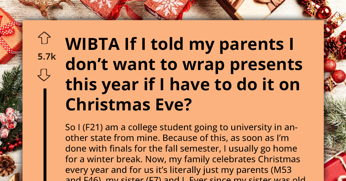 This College Student’s Christmas Wrapping Nightmare Is Taking Holiday Stress To A Whole New Level