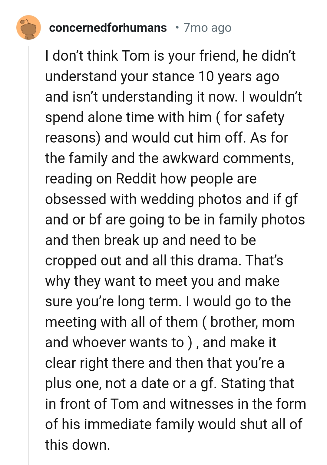 Making it clear right there