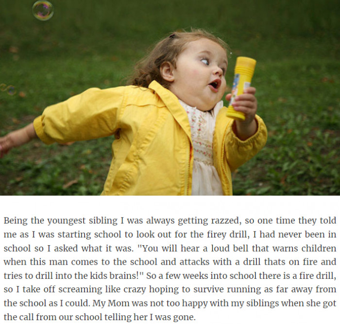 4. And then came the fire drill