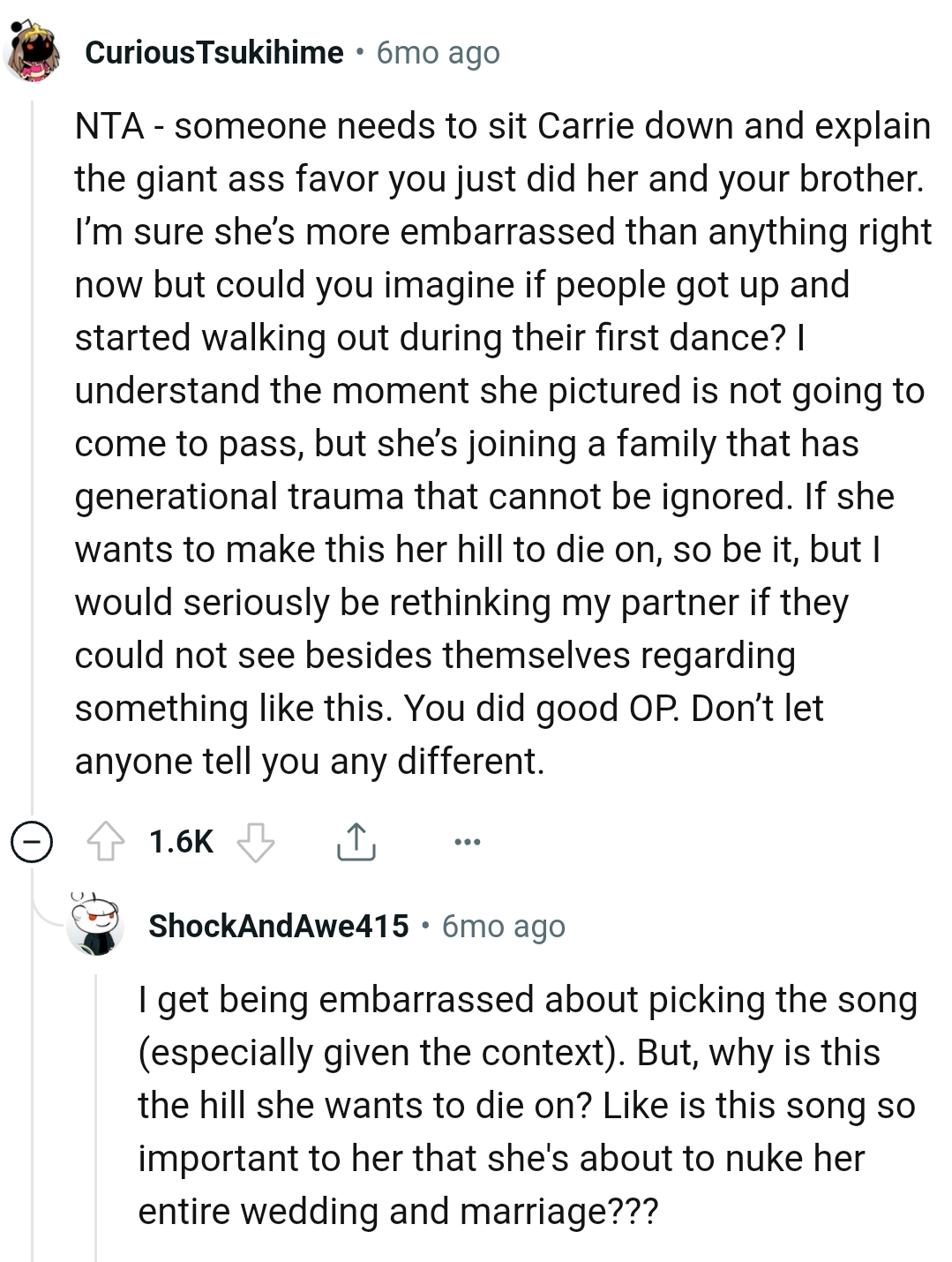 She's making this a hill to die on