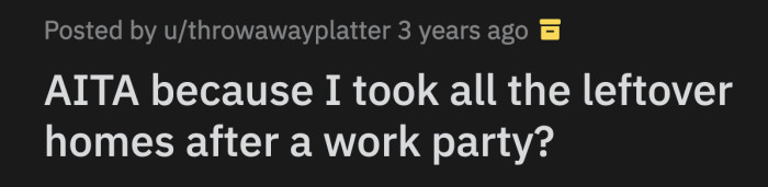 She told OP to bring her plates back because she needed them for a niece's cake.