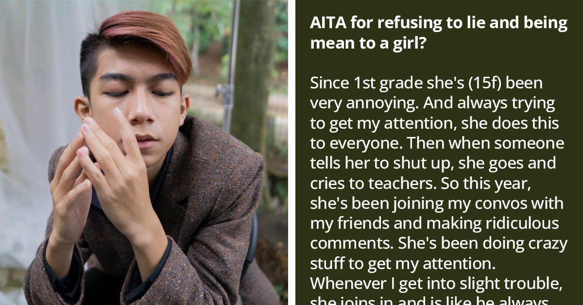 Redditor Asks For Advice After A Girl Who Has Been Bothering Him Since First Grade Accused Him Of Sexual Harassment