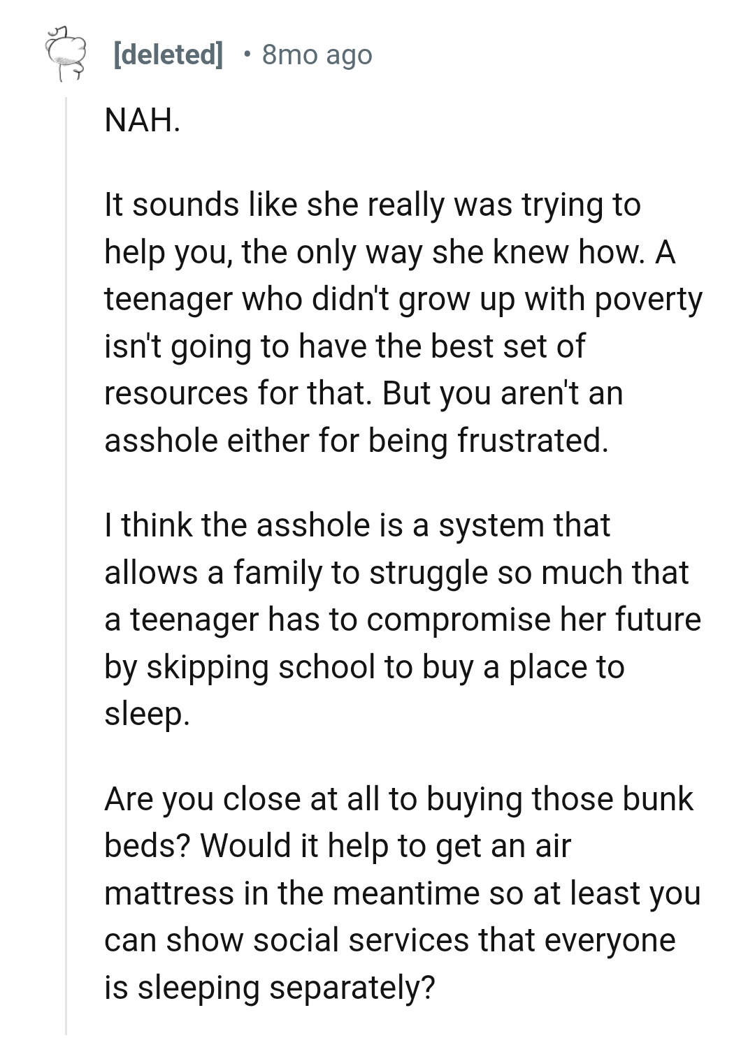 The OP Isn't an AH, Either