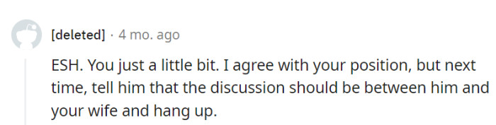 A tactical hang-up is like a stealthy exit from unnecessary drama; it leaves egos intact and conversations on the right track.