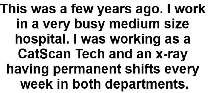 OP started off by telling us the timeline of events that occurred before her current situation.