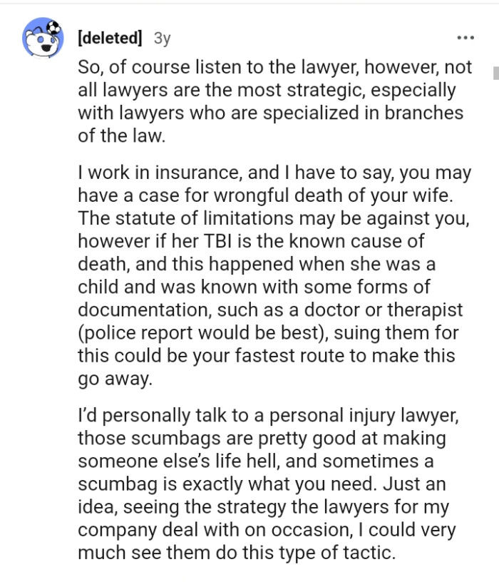 From a Redditor who works in insurance.