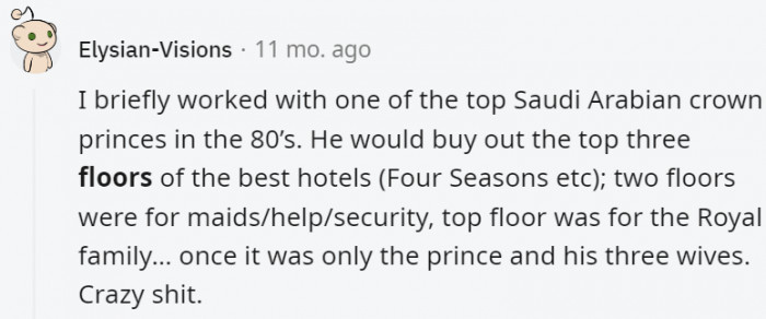 20. It's just ridiculous how many people they need to function on a daily basis