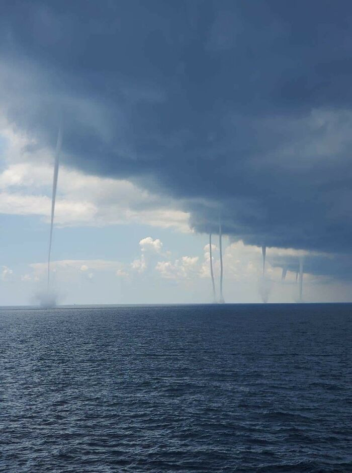 "All These Water Spouts Are Happening At Once"