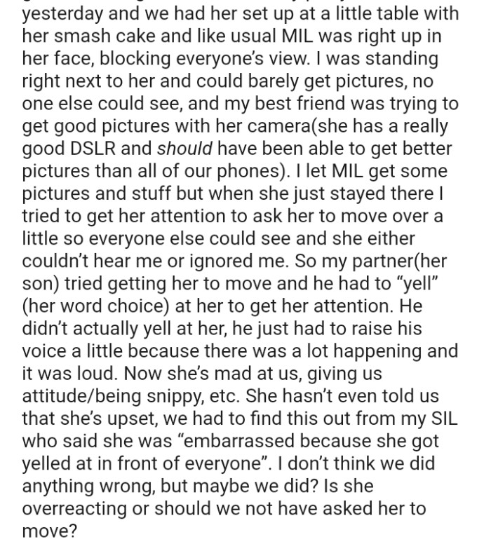 He just had to raise his voice a little because there was a lot happening and it was loud