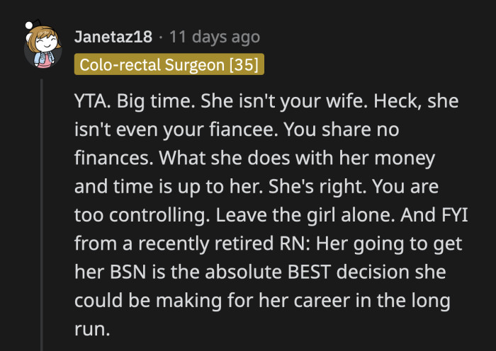 It's the natural next step for anyone in her position