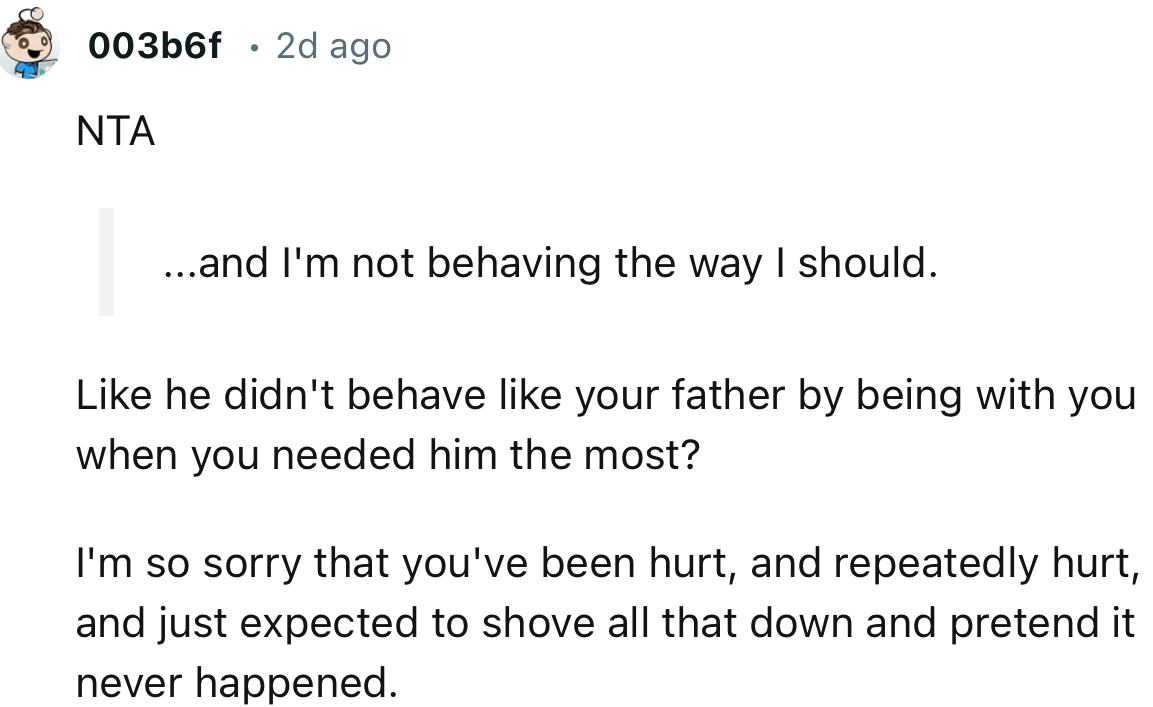 “I'm So Sorry That You've Been Hurt, and Repeatedly Hurt, and Just Expected to Shove All That Down and Pretend It Never Happened.”