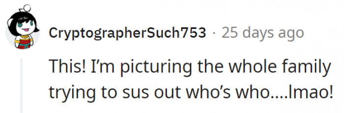 7. They're probably pointing fingers at each other