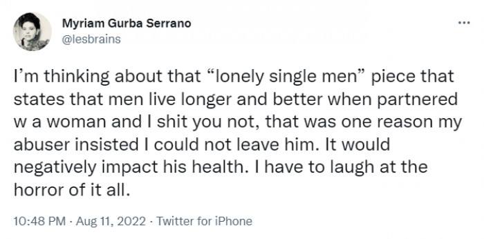 Being in a heterosexual relationship is more beneficial for the male partner