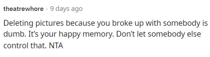 The Value of Happy Memories