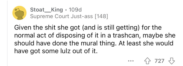 OP's wife should have given the brother something to complain about.