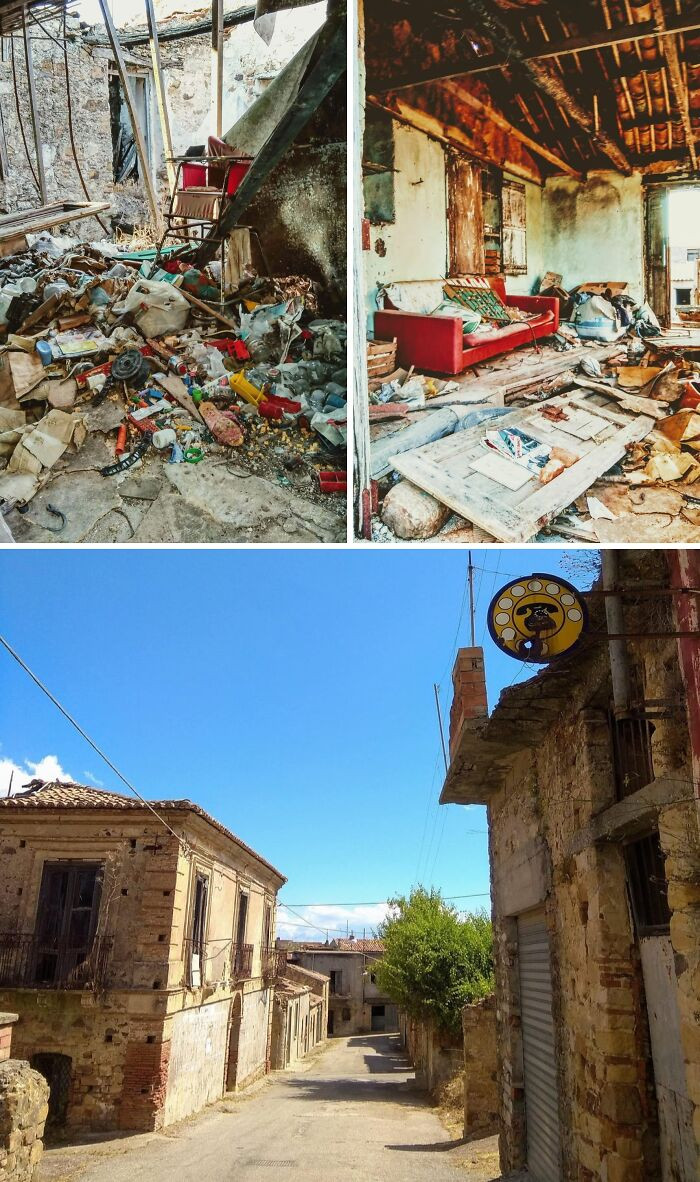Abandoned Town In Calabria, Italy