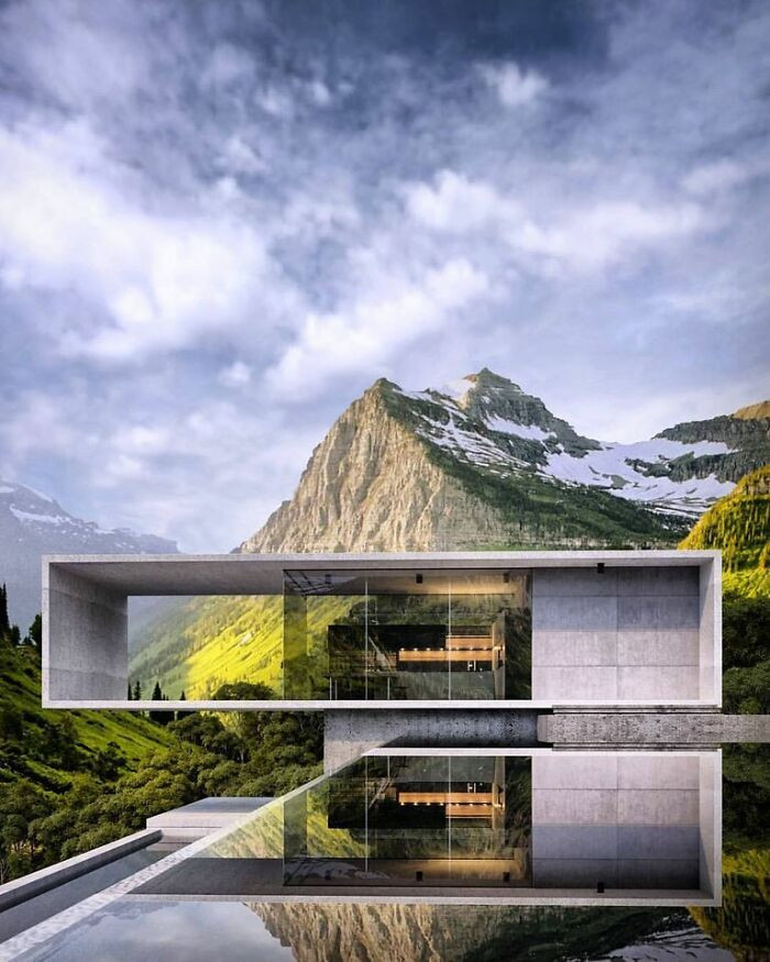33. Mountain Mirrors: Fascinating Architectural Inspiration from the Stavanger House, by Alexander Nerovnya