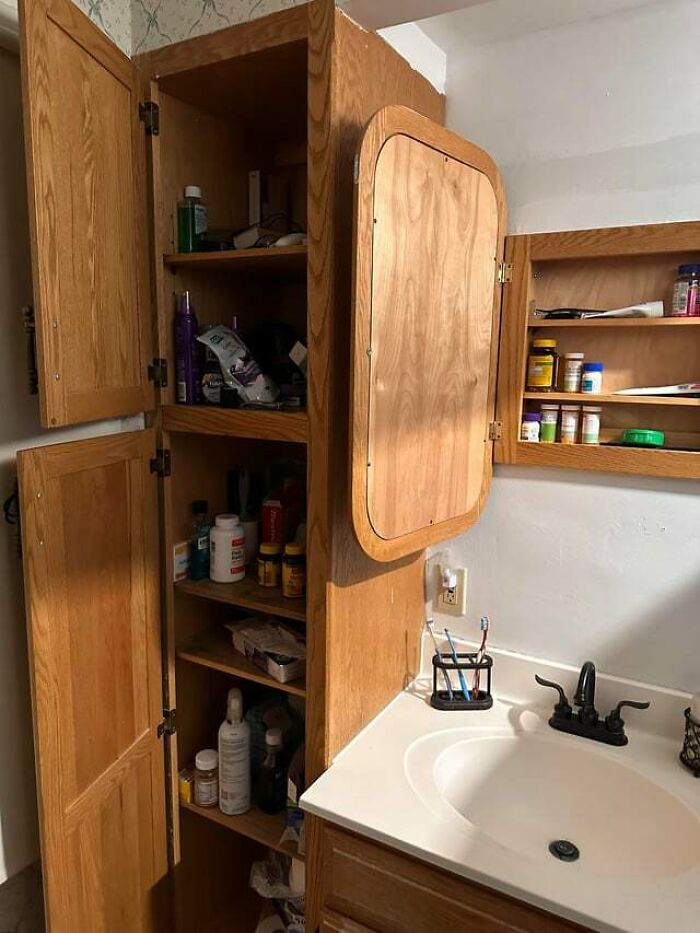 "Every Time My Roommate Uses The Bathroom Or Kitchen, He Leaves Every Cabinet Open"