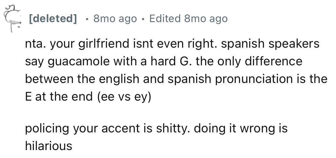 “Policing your accent is shitty. Doing it wrong is hilarious.”