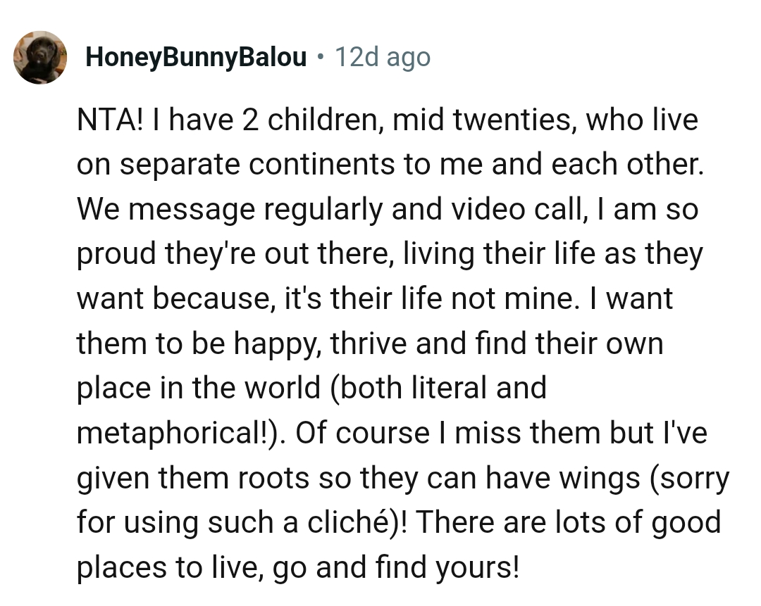 This Redditor is proud their children are out there