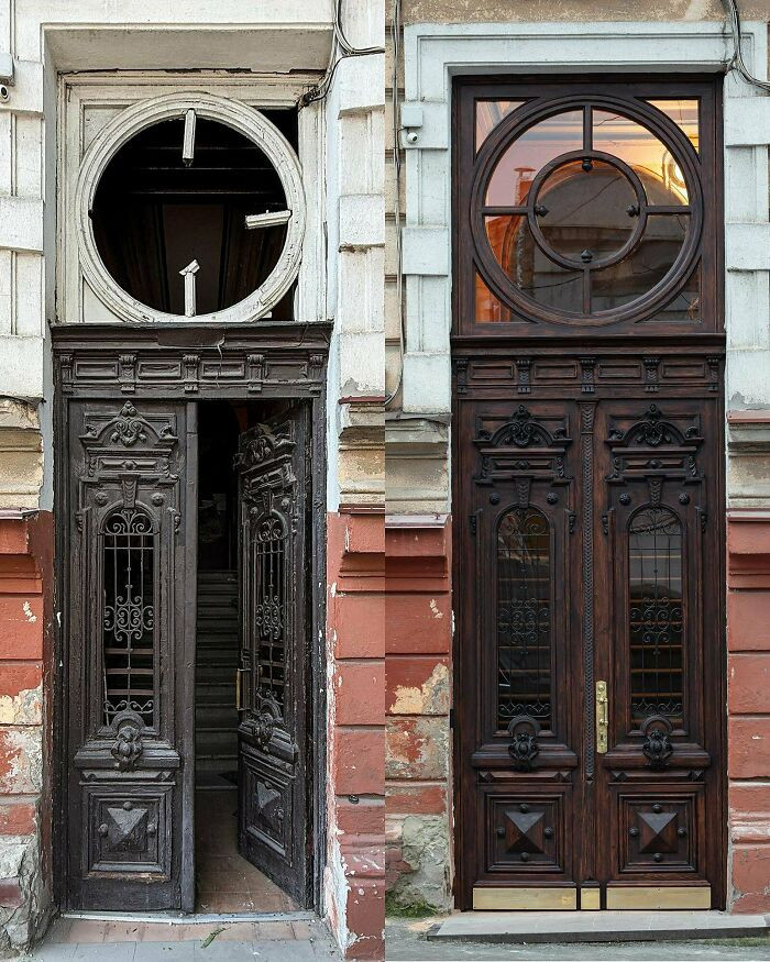 "Rebuilding Working Geometry In A 19th-Century Odesa Door After Blast Damage"