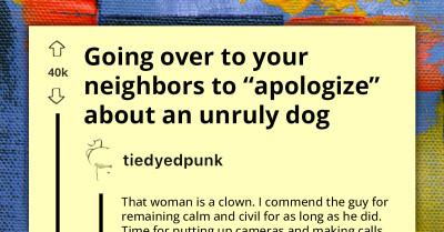 Woman's Attempt To Make Peace With Neighbor Over Her Dog's Unruly Behavior Sparks Explosive Argument