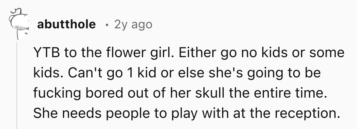 Either Go No Kids Or Some Kids