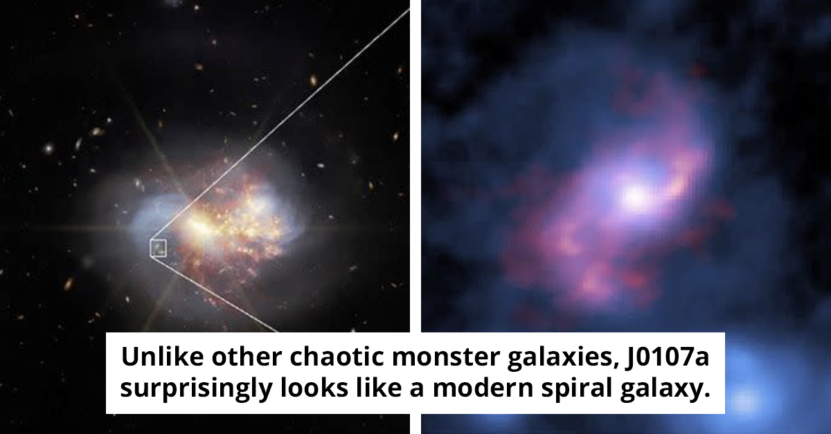 Milky Way Lookalike Found In Early Universe, But Much Bigger