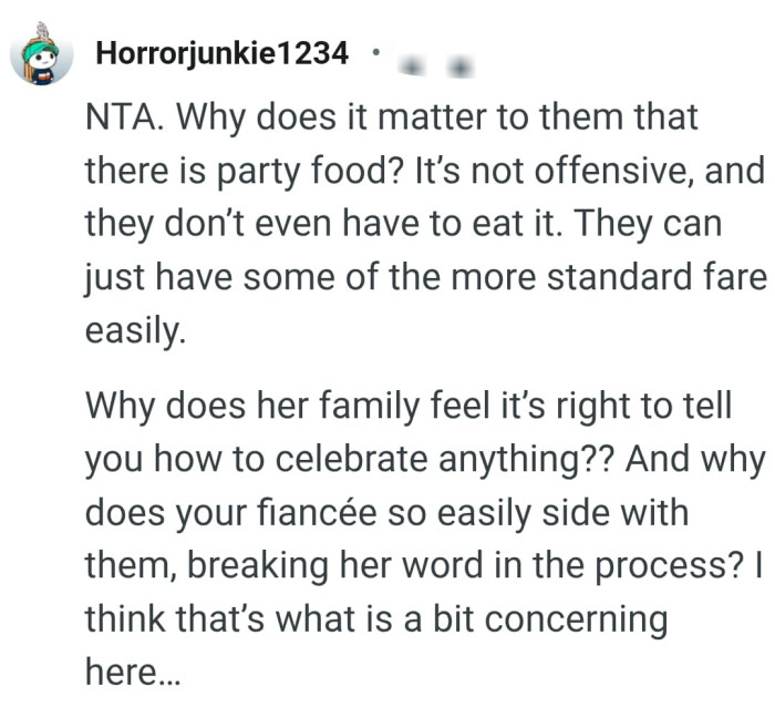 The more standard fare