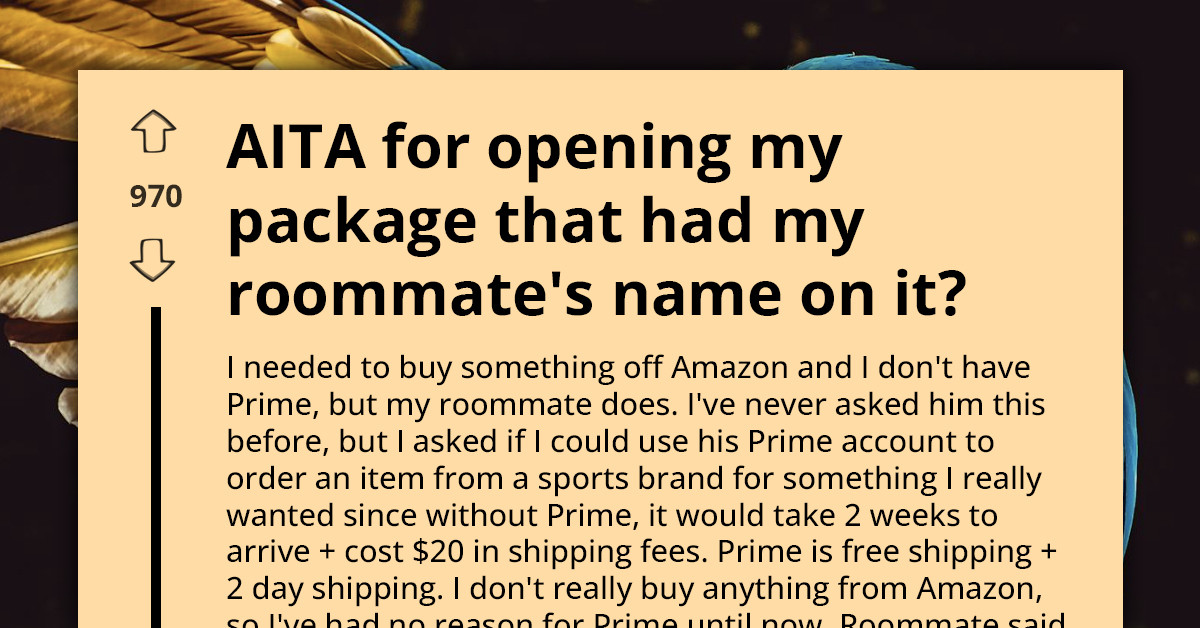 Man Orders Amazon Item For Roommate Then Accuses Him Of Opening “His Mail”