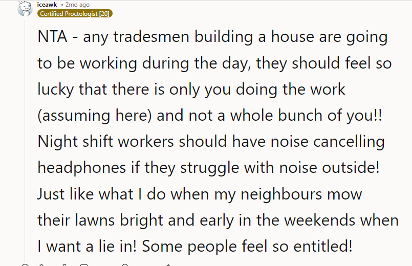 Some people feel so entitled!