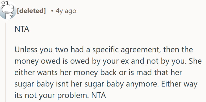 It helps to hear someone say the pressure is misplaced and the real dynamic has nothing to do with her.