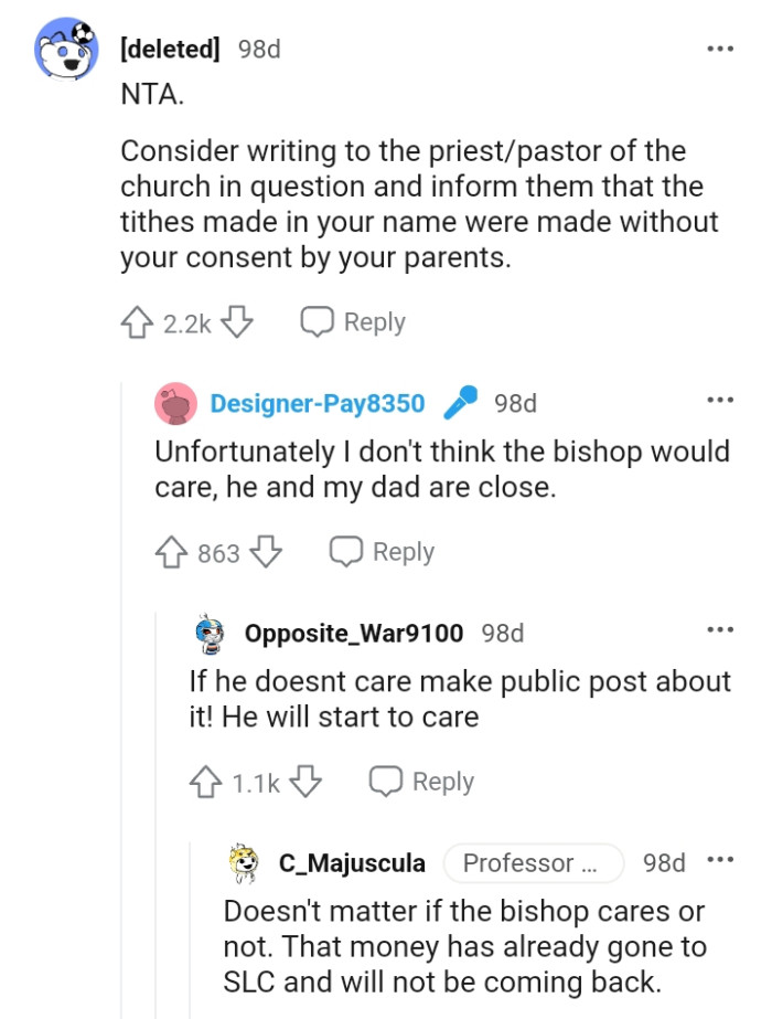 The Reddit Post Received Hundreds of Comments, and Here Are Some of the Topmost Ones Below