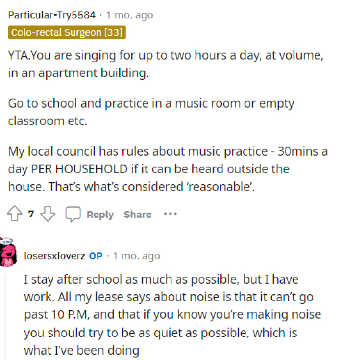 Some people even told her their rules at their complex, but a lot of people actually did tell OP that they were in the wrong for this.