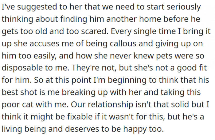 Having second thoughts now, are we? Told you living together with pets will really show the other side of the coin.
