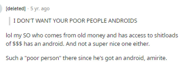It's kind of sad when you think about her post and what she was asking for, but it just doesn't make sense to put out a post like that when you're trying to get people to feel bad for you and send you things.