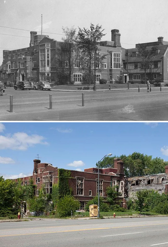 "Detroit, Michigan Before And After"