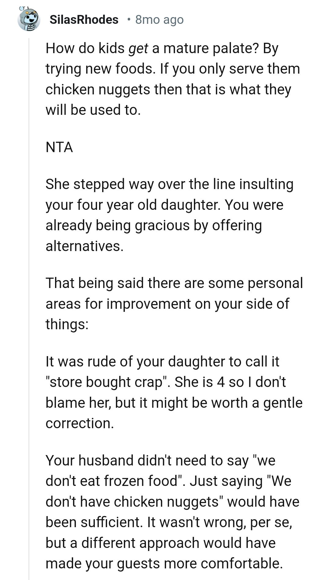 There are some personal areas for improvement