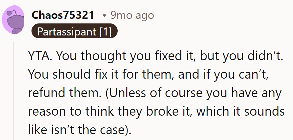 Fair point, Sherlock. On it like a bonnet!